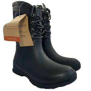 Bogs Amanda Plush Black Women Waterproof Snow Boots Size US 9 (72103-001)